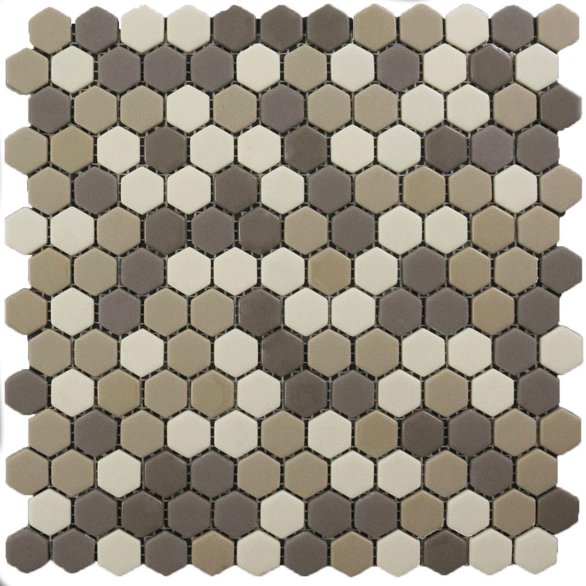 Contempo Hex Blend 76 Mixed - 310x308 | Elegance Tiles