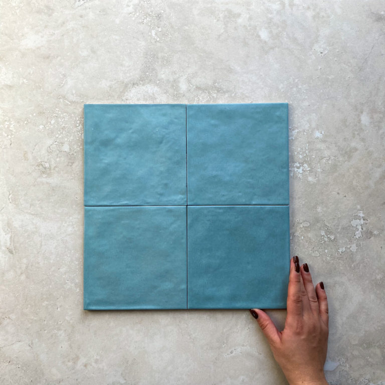 Contemporary Aqua Sea Matt – 150×150