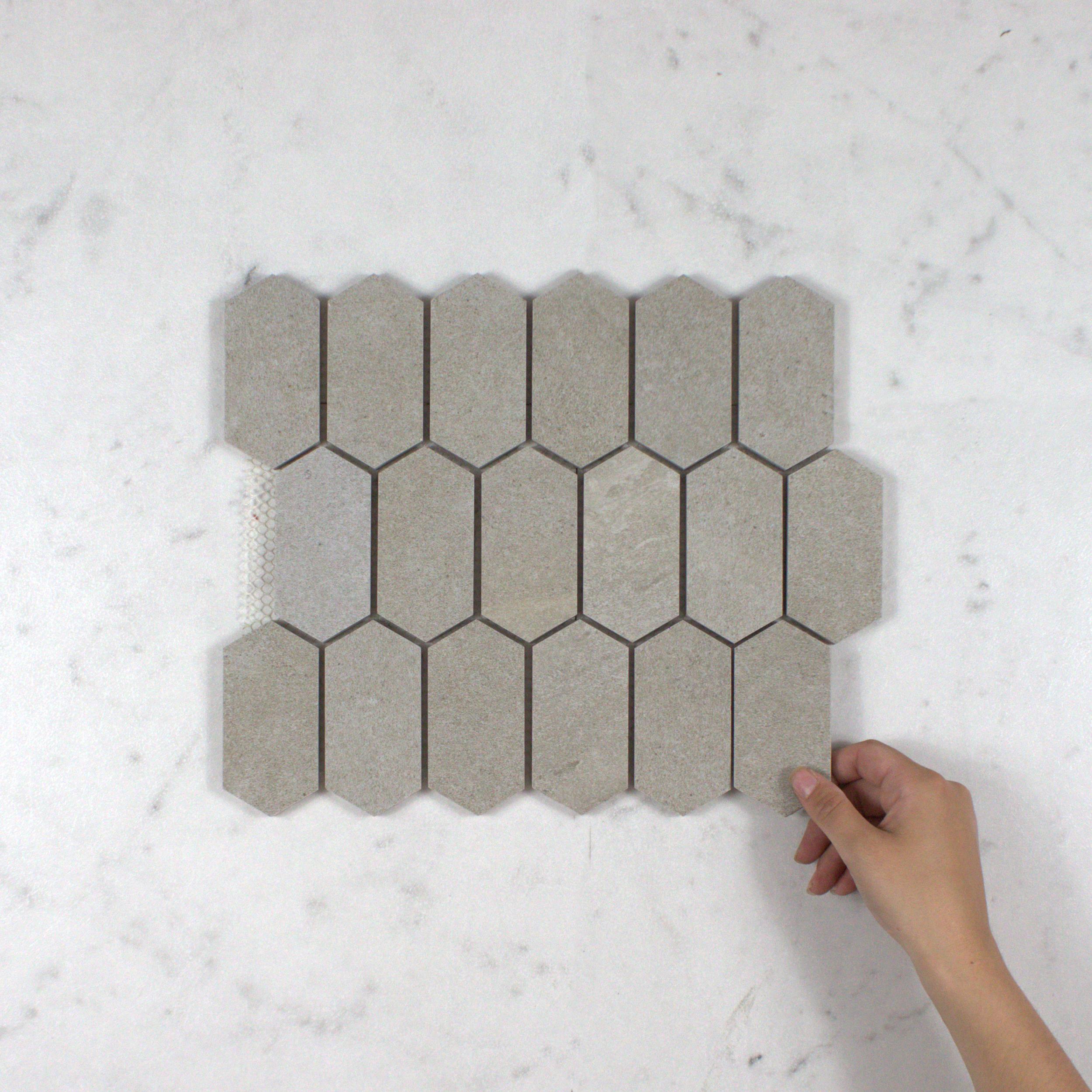 Alpine Greige Matt Mosaic – 305×261