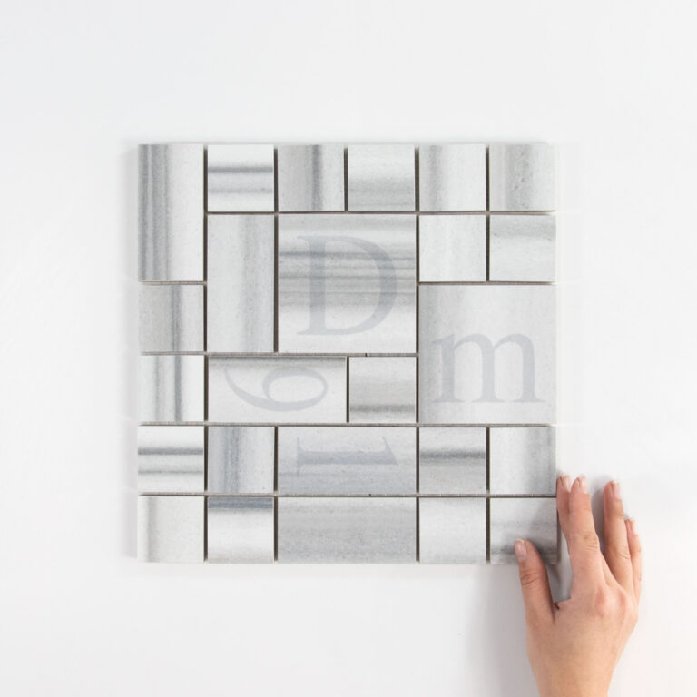 Re-Use Marble Grigio Mercurio Mosaic Alphabet – 294×294