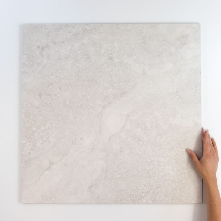 Travertine Light Grey Matt – 600×600